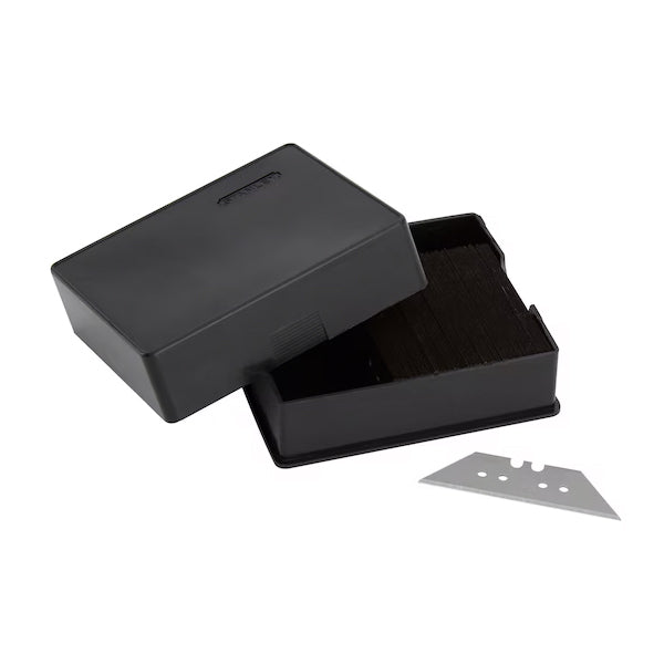 GRANDE lame trapézoïdale AVEC TROUS - (Paquet de 100pcs) - Stanley - 1-11-916 - (Paquet multiple) GRANDE lame trapézoïdale AVEC TROUS - (Paquet de 100pcs) - Stanley - 1-11-916 - (Paquet multiple)